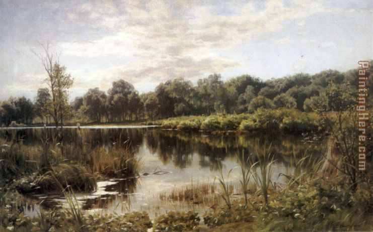 Bollemosen painting - Peder Mork Monsted Bollemosen art painting